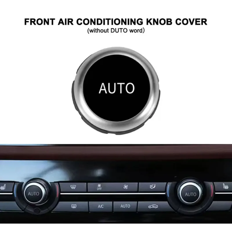 

Car Rear Air Conditioning Knob Button Cover Replacement Parts A/C Rotation Climate Control Cover For BMW F15 F16 X5 X6 2014-2019