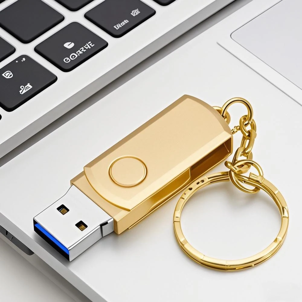 USB3.0回転式USB3.0フラッシュドライブ64GB無料キーホルダーペン ドライブ32GBミニメタルメモリースティック16GBゴールドペンドライブUSBスティック
