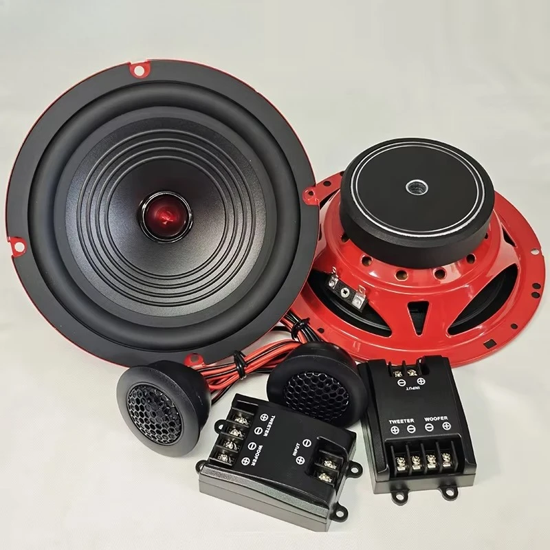 2-Way Component Car Speaker with Low Cost and Good Quality 85Wrms*2 Power 6.5 Inch Car Compon with High Quality for Car Door