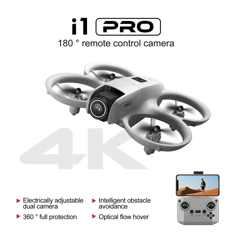 لينوفو I1pro طائرة بدون طيار صغيرة 8k Hd كاميرا مزدوجة تجنب العوائق الذكية تدفق بصري تحوم تجنب أربعة محاور Rc الطائرة بدون طيار 10000 متر
