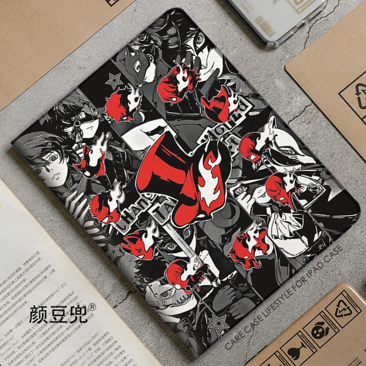 

PERSONA P5 Anime Game Case For iPad 10.2 9th 10th Air 2 3 Mini 6 5 Case Luxury Silicone Pro 12.9 For iPad Air 4 iPad Pro 11 Case