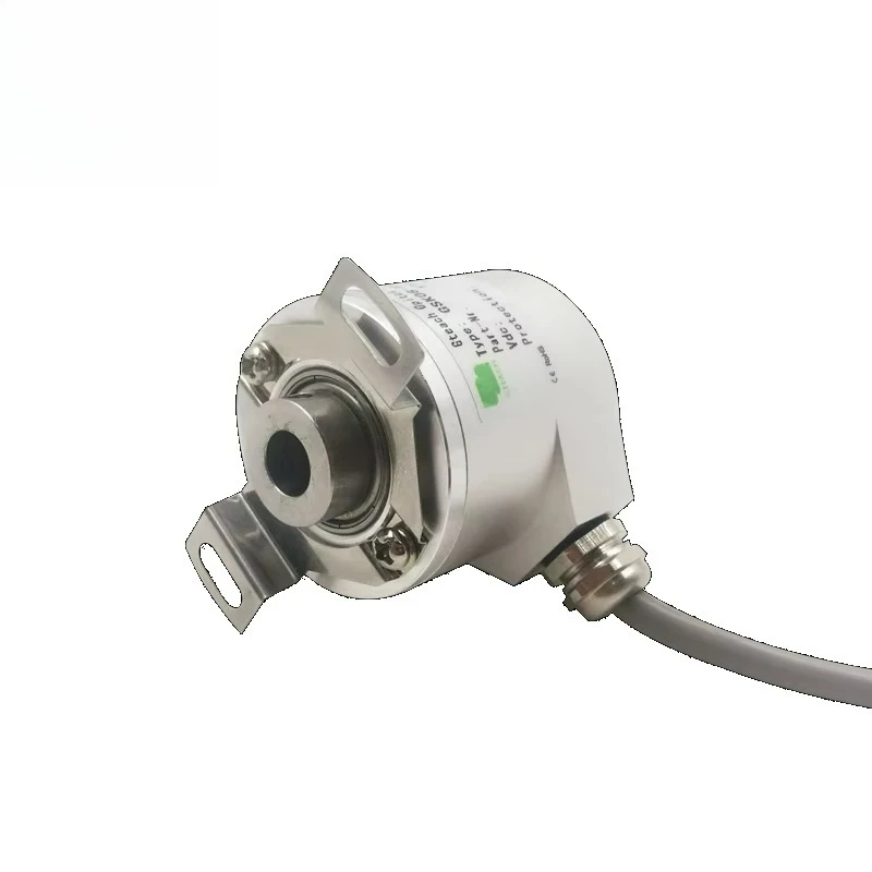 GSK08 38 OD 8mm Half Hollow Incremental Rotary Encoder 1000ppr Set Screw Fixed Industrial Level 5-24VDC