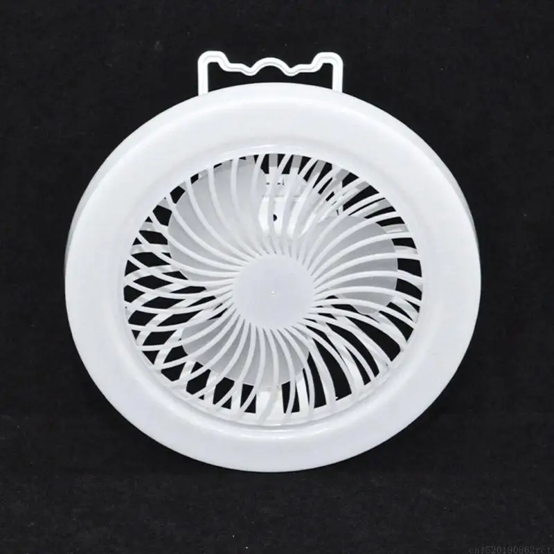 D5BB Camping Fan Light Remote Control Adjustable Speed Rechargeable Battery Operated For Outdoor Travel Room Home Use