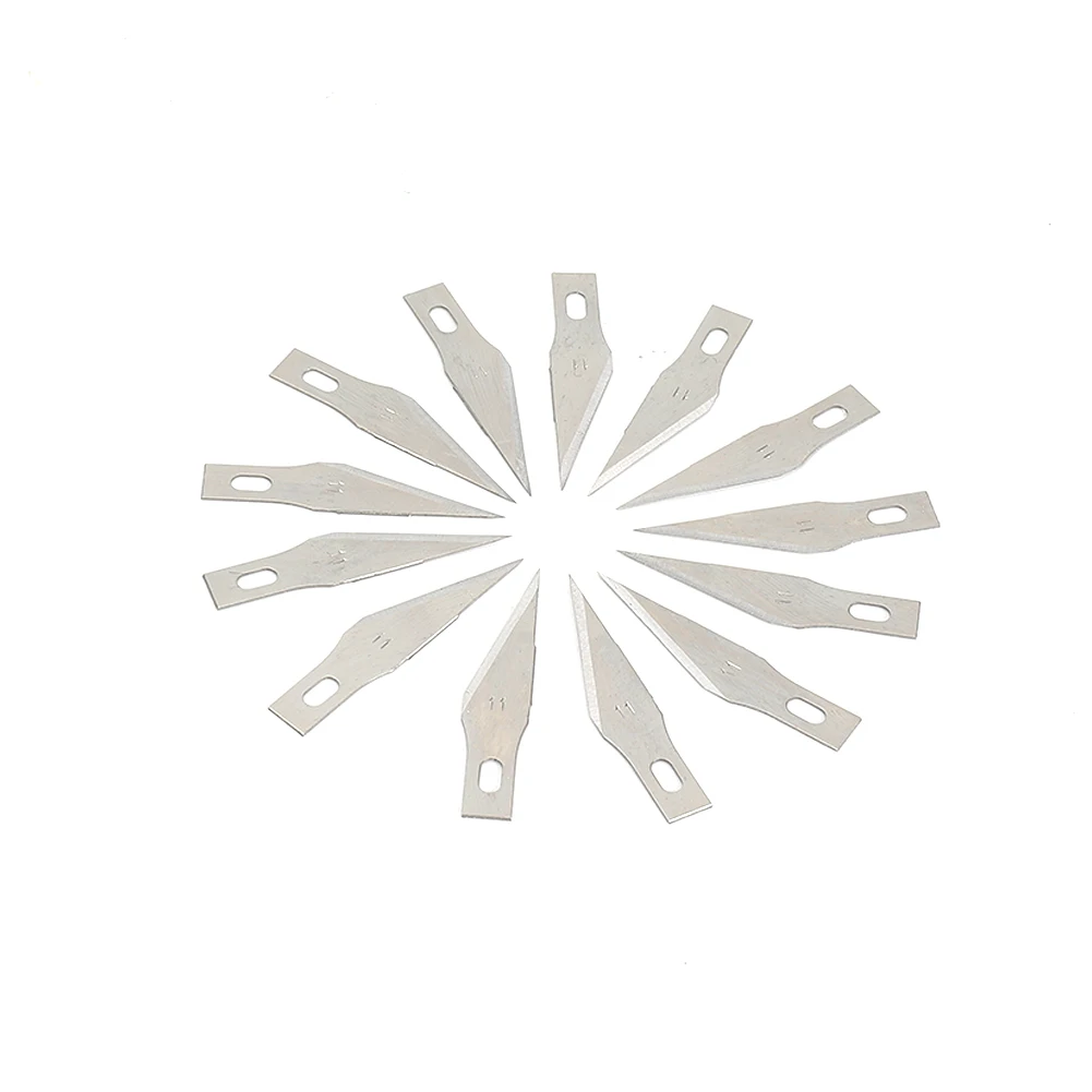 Imagem -02 - Lâminas para Kit de Ferramentas X-acto Exacto Cortador Gravura Artesanal Reparo de Facas Ferramentas Manuais Estilo Hobby Artesanato Multi Ferramenta 11