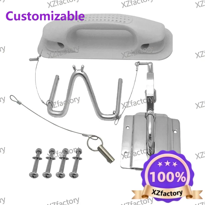 Factory Direct 2026 Top RatedMarine accessories, new stainless steel docking bracket combination, boat davit set, marine yacht h