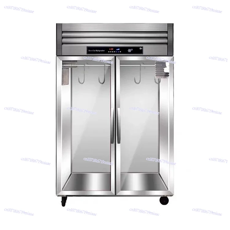 

Fresh-keeping cabinet Fresh meat freezer Commercial hanging meat cabinet Pork beef and mutton meat cabinet Refrigerated vertical