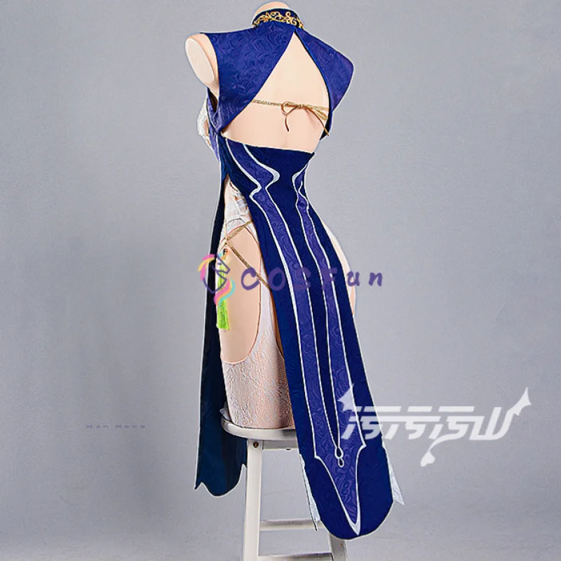 أزياء Azur Lane KMS Mainz التأثيرية فستان شيونغسام أزياء كرنفال الهالوين ملابس أنيمي COSFun #3