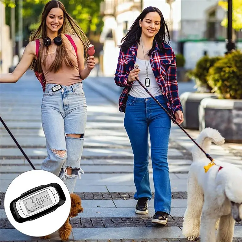 ABYB Pedometer for Walking,Screen Pedometer with Clip and Lanyard Simple Walking Step Counter Accurate 3D Pedometer