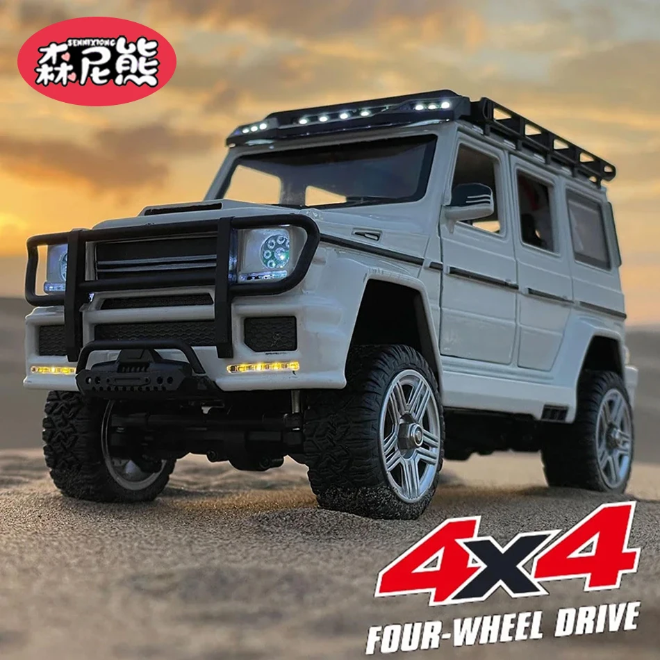 세닉시옹 1:24 4륜구동 RTR RC 합금 오프로드 자동차 전지형 차량 락 크롤러 등반 트럭 컬렉션 모델 장난감 (성인용)