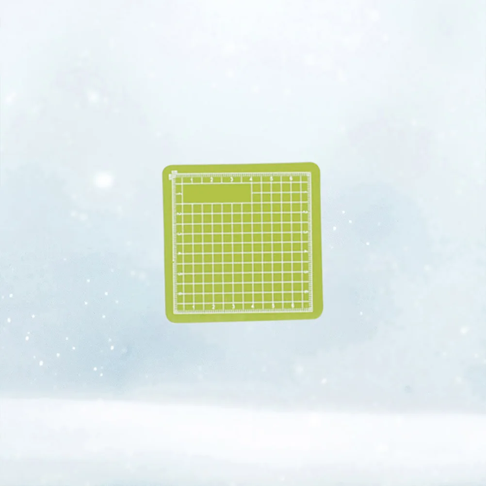 بولي كلوريد الفينيل قطع الوسادة اصطف لوحة النعناع الأخضر الذاتي شفاء عكسها الخياطة النسيج وسادة ماكينة خياطة أداة دليل قطع الحرفية المجلس