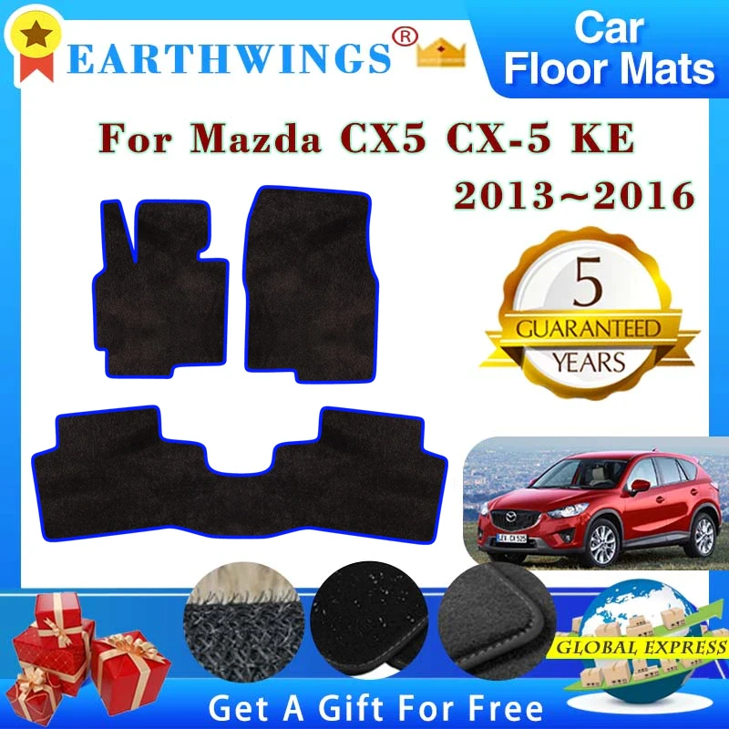 

Car Floor Mats Fit For Mazda CX5 CX-5 CX 5 KE 2013 2014 2015 2016 Rugs Panel Protective Pad Premium Custom Foot Pads Accessories