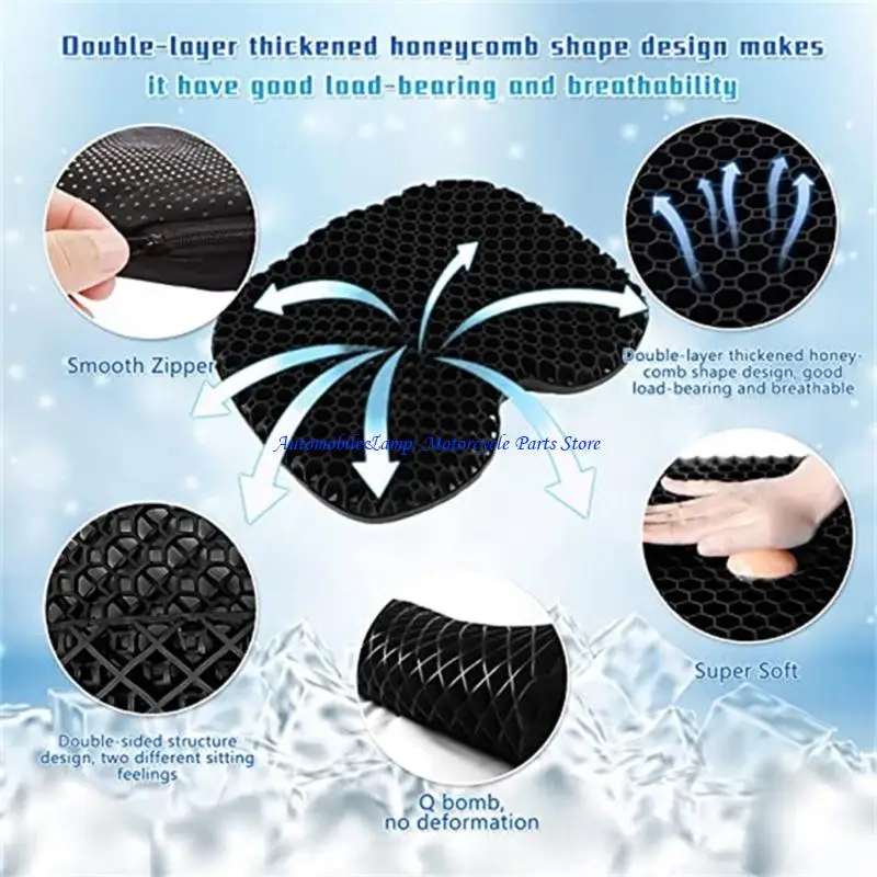 

H7BD Antislip Kayak Pad Lightweight Inflatable Watercraft Cushion With Antislip Base For Secure