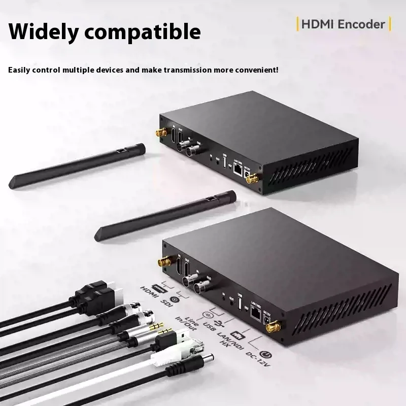 [ENCSHV2] 4K SDI/HDMI Encoder Decoder | SRT/NDI/GB28181 Support | Live Streaming & Broadcast