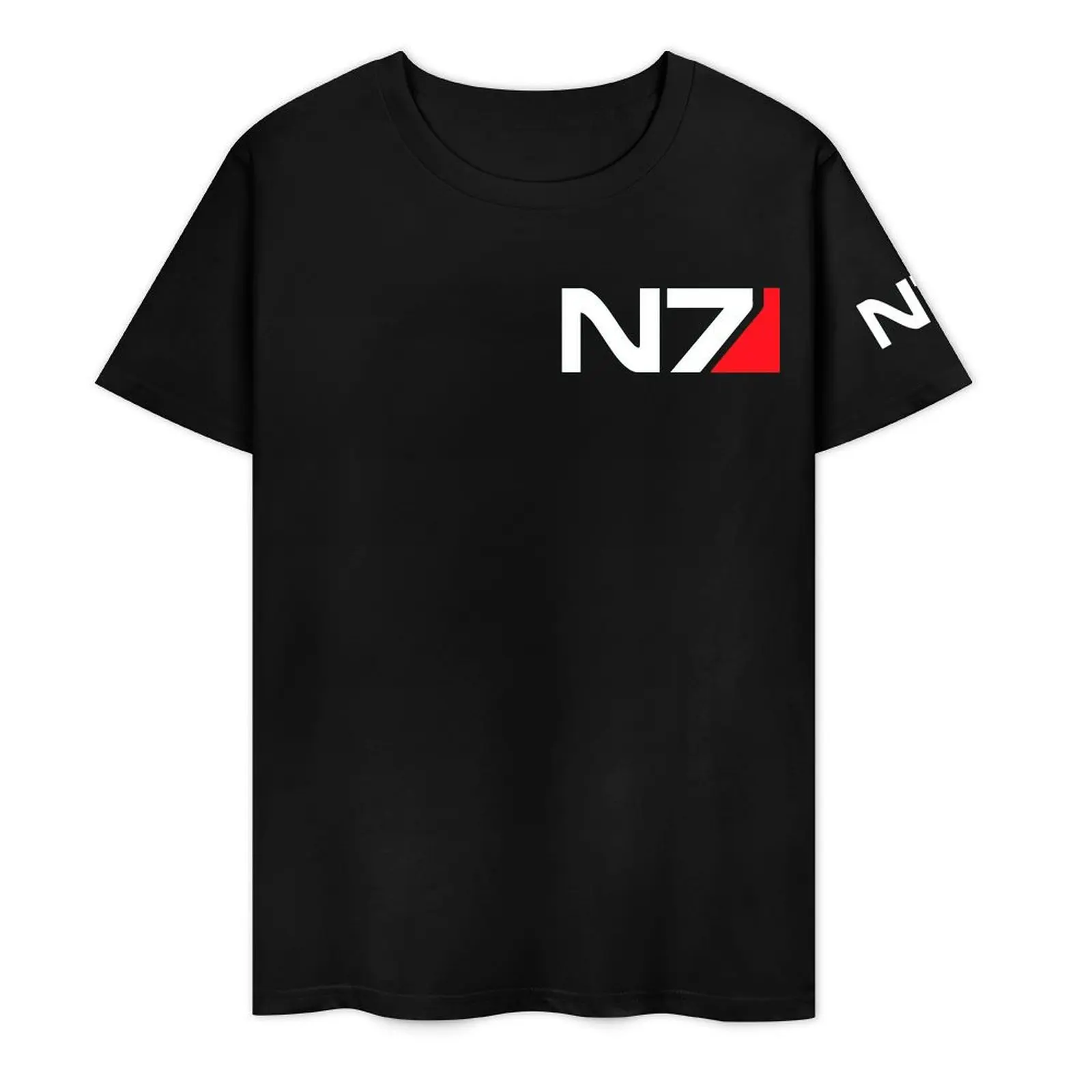 Best Seller Mass Effect N7 Merchandise Es Fresh T-shirt Sport Top Tee Graphic Vintage Humor Graphic Leisure Eur Size