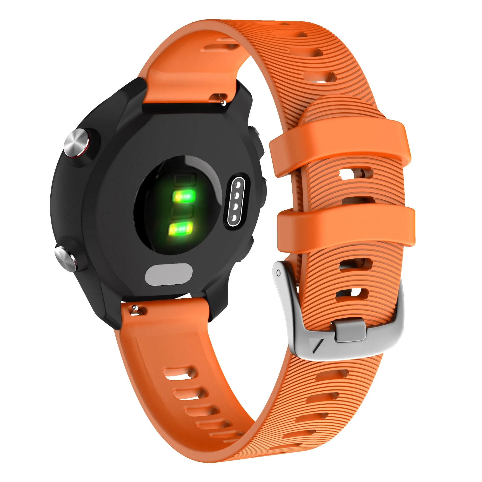 Силиконовый ремешок 20 мм для Garmin Forerunner 165 Music 245 645 55/Vivoactive 5 3/Venu 3 2 Plus sq Vivomove, аксессуары для ремешка для часов
