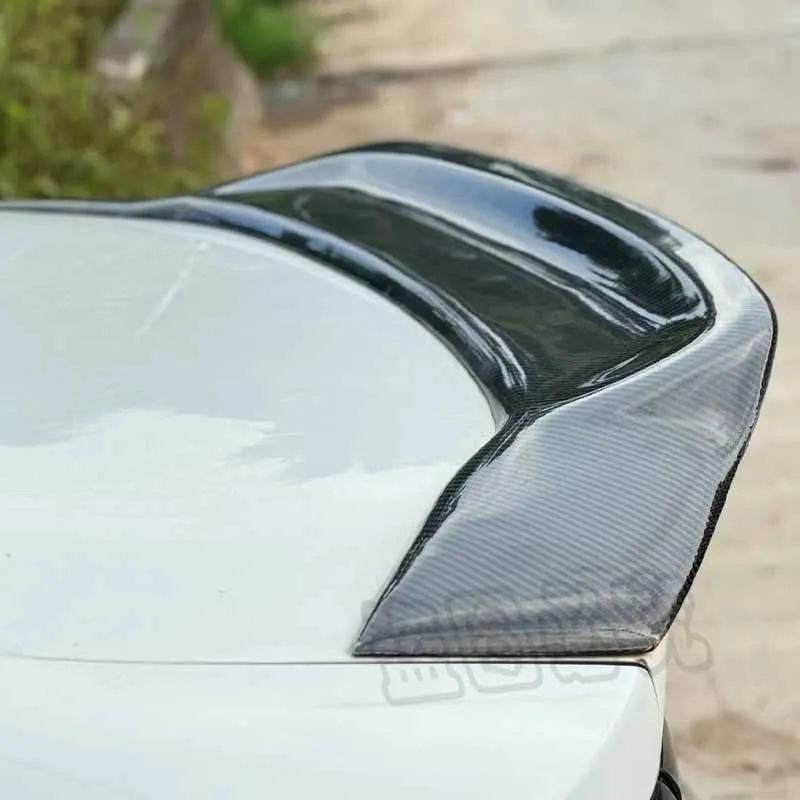 لكيا K3 سيراتو فورتي 19-24 سنة سيدان الجذع المفسد ألياف الكربون الحقيقية أجنحة خلفية ضبط طقم الجسم الخارجي اكسسوارات R نمط