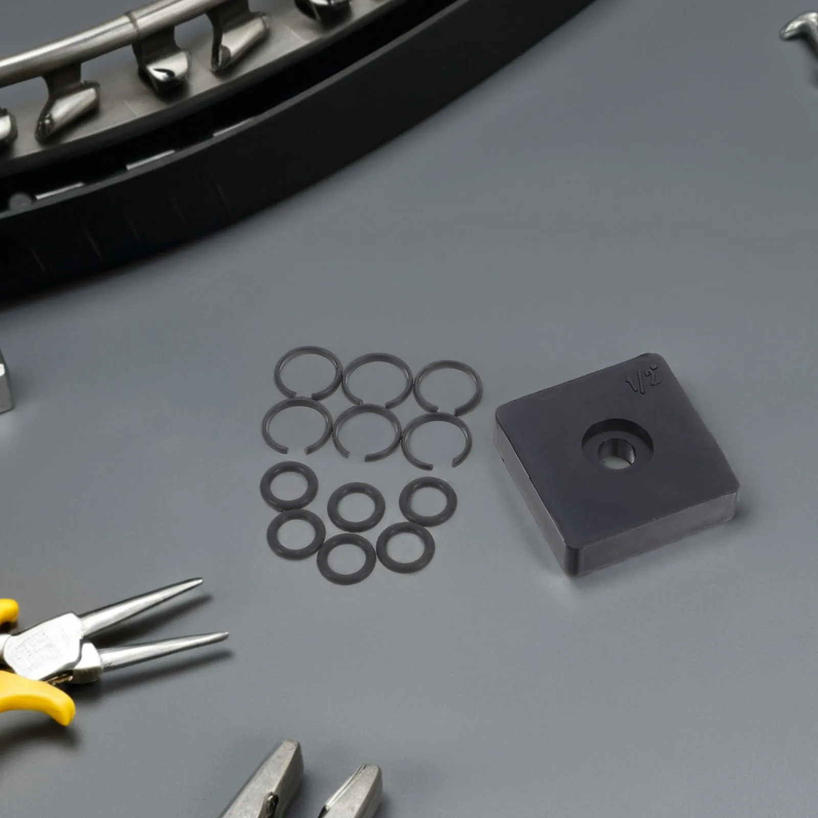 1Set Impact Retaining Ring Clip Set O-Ring Repair Retainer Install Tool Pneumatic Wrench Repair Kit Impact Clip