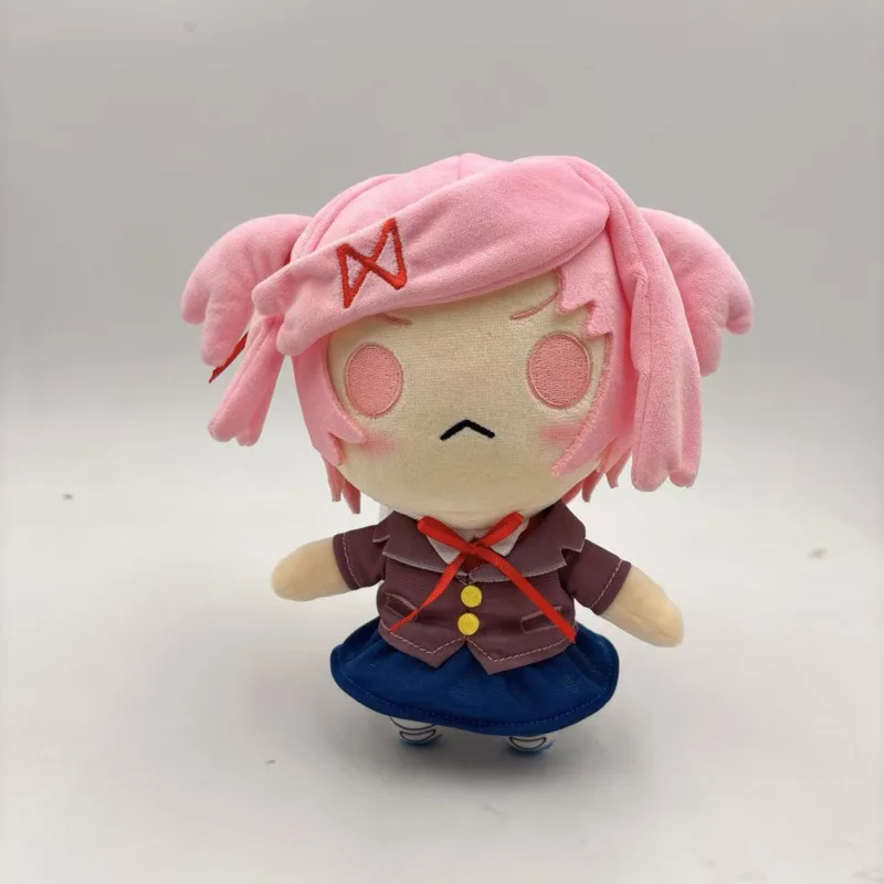 Anime 20/25/40cm Heartbeat Literary Club Plush Toys Anime Cosplay Monika Fumo Stuffed Doll Sayori Yuri Stuffed Pillow Doll Gifts