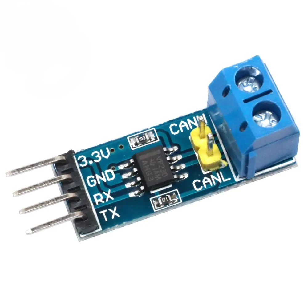 Module d'évaluation et de développement de transceiver réseau CAN SN65HVD230 VP230 pour carte de contrôle Arduino DC 3V-3.6V