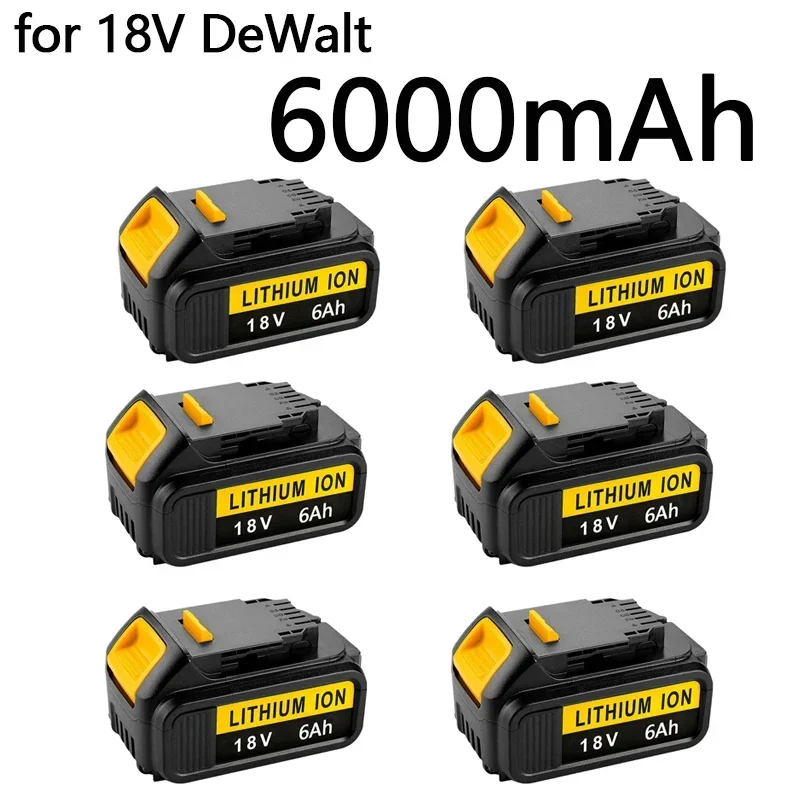 

for DeWalt 18V Battery Tools 6.0Ah DCB200 DCB184 DCB181 Replacement Li-ion Battery for DeWalt MAX XR power tool lithium Battery