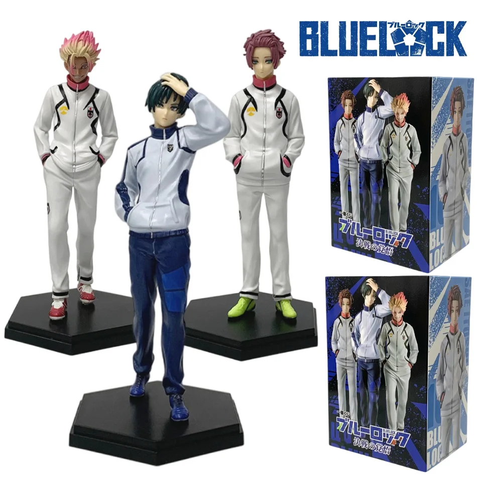 19 cm Ichiban Kuji Blue Lock Anime-Figur, Itoshi Rin, Itoshi Sae, Ryusei Shidou, Actionfigur, PVC, Sammelfigur, Puppe, Spielzeug, Geschenk.