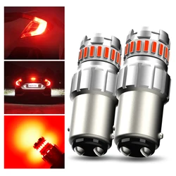 AUXITO 2Pcs 1157 P21/5W LED Bulb P21W BA15S 1156 7506 BAY15D LED Brake Lights Reverse Lamp DRL Super Bright Car Lights Red White