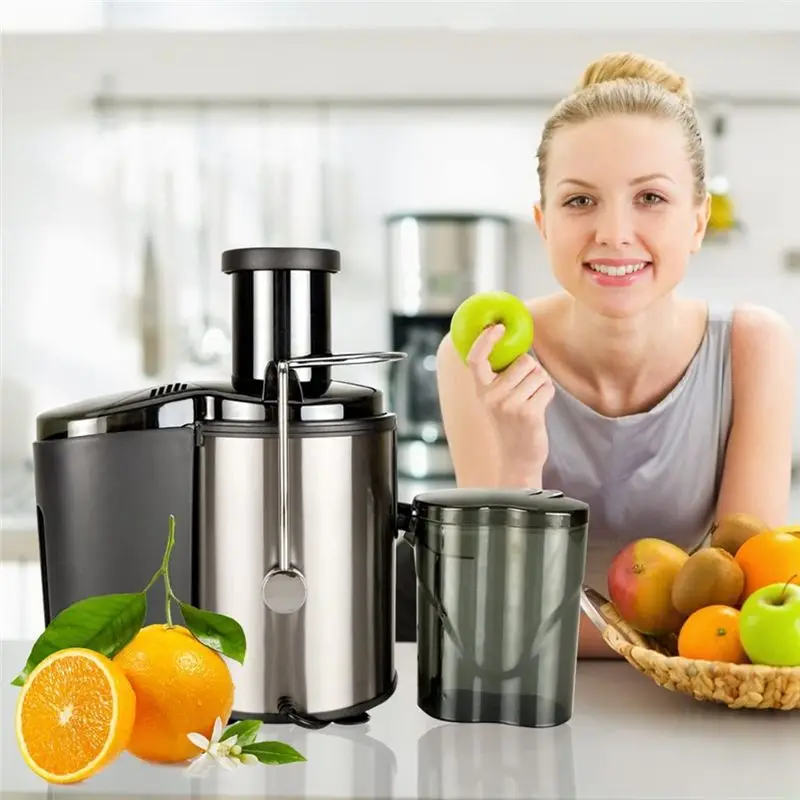 A07R Juicer Machine, 800W Juicer with 2.6Inch Wide Mouth for Whole Fruits and Vegetable with 2-Speed Setting EU Plug