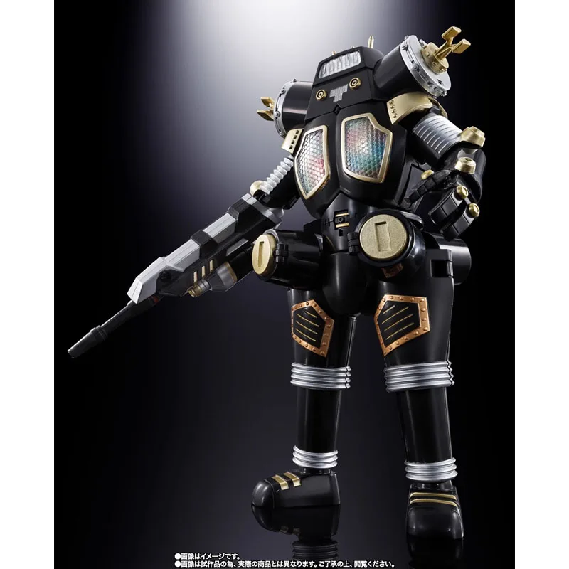 Bandai-Genuine Anime Ultraman King Joe Black Soul OF CHOGOKIN GX-37B Action Figure, Brinquedos Modelo Colecionáveis, Action Figure Original, Presentes