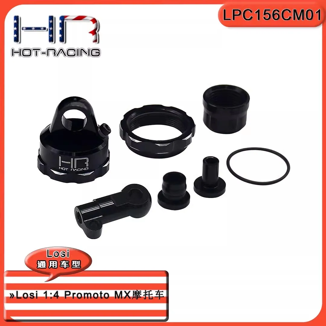 Kit de mise à niveau d'amortisseur en aluminium HR pour moto Losi PromPain MX, 1/4