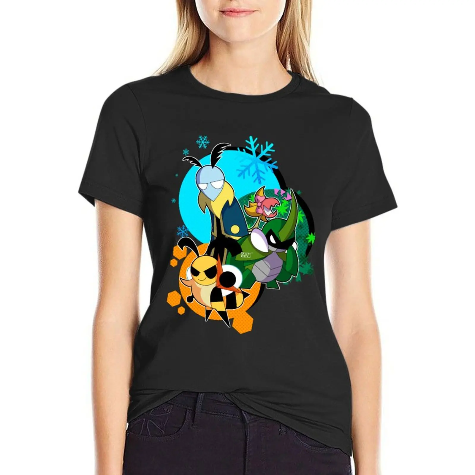 

bugs on a fable T-shirt tops plus size tops ariat shirts for Women