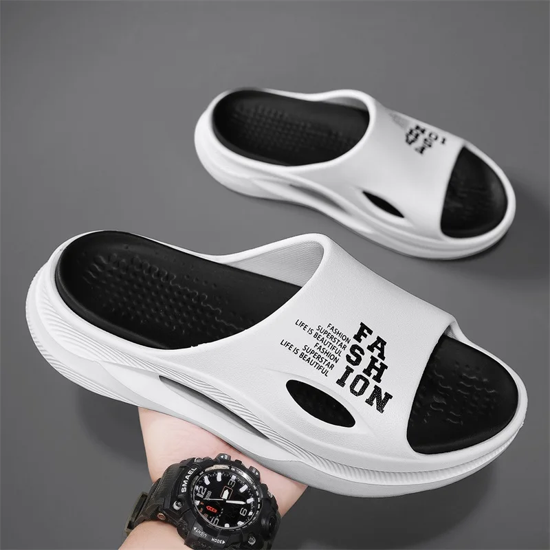 

2024 New Men's Sandals and Slippers, Large Size Couples, Leisure Outdoor Shit Stepping, Beach, Men's and Women's Current Fashion