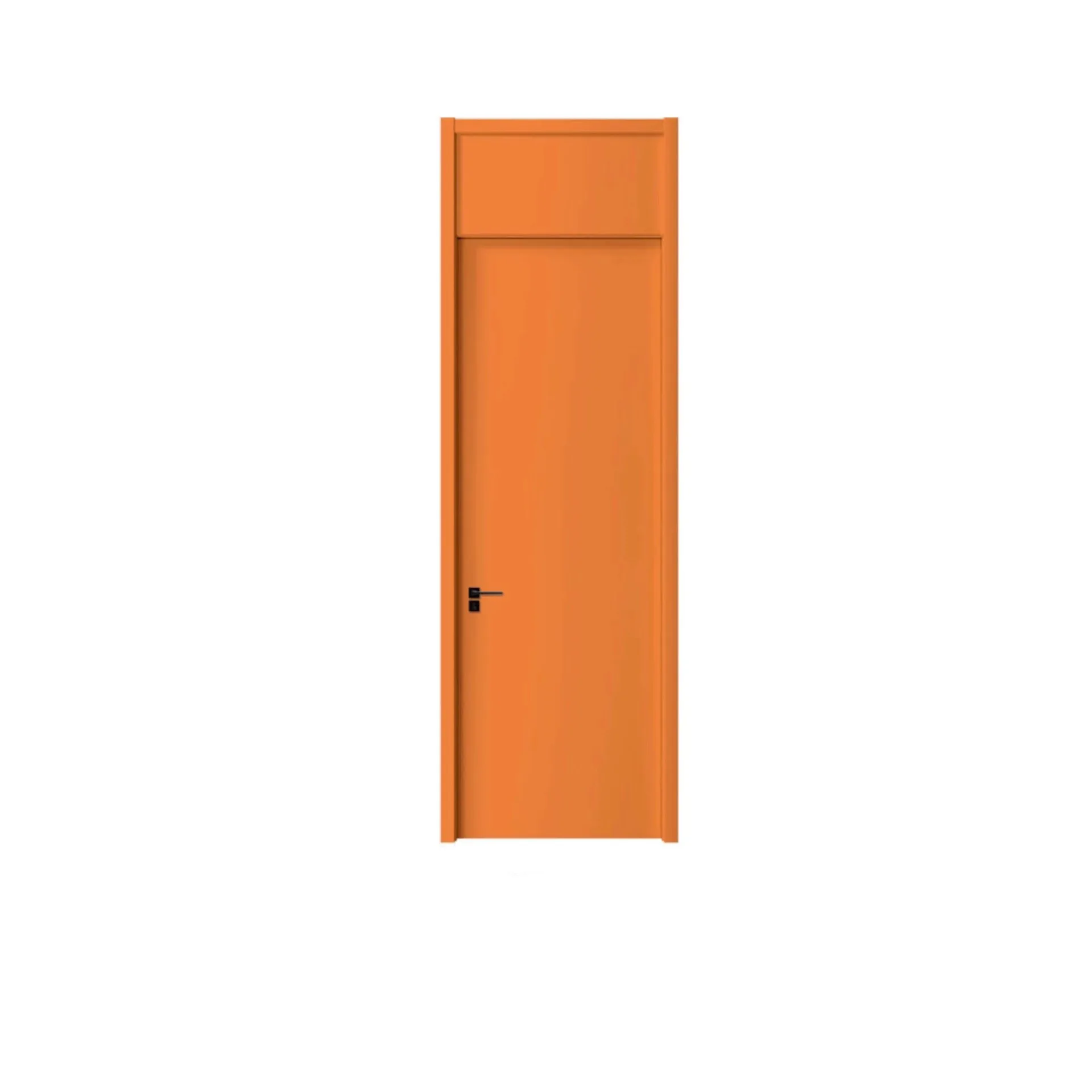 Solid wood composite paint wooden door simple sound insulation swing door room  interior  household bedroom door set doo