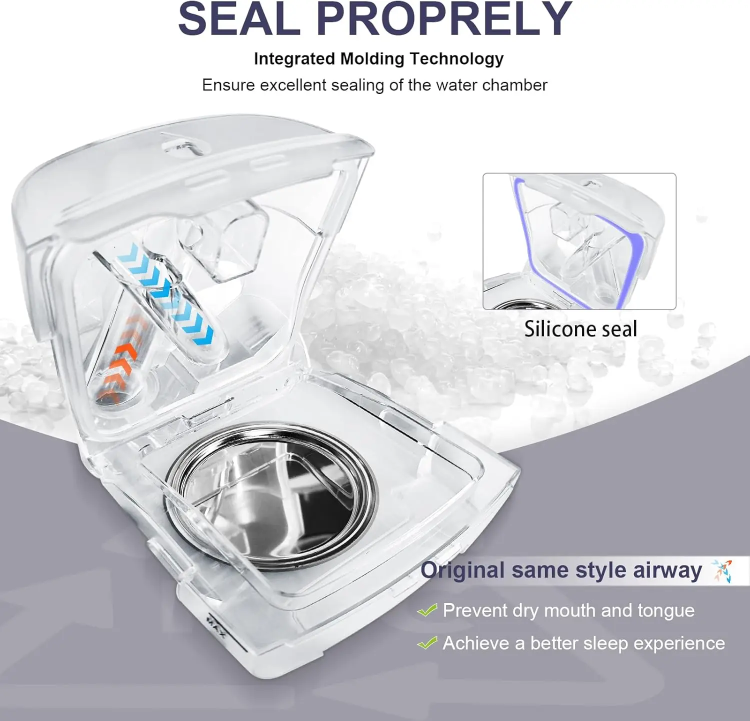 

Водяная камера и резервуар для воды Pap HumidAir для машины для трубного шланга ResMed AirSense 11