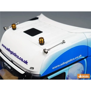 360 Degree Rotating Led Light, Engineering Lamp to 1:14 Tamiya RC Excavator Truck Tipper Scania 770s, DIY car parts, 1pc 10 Main Sales Truck Truck - №5