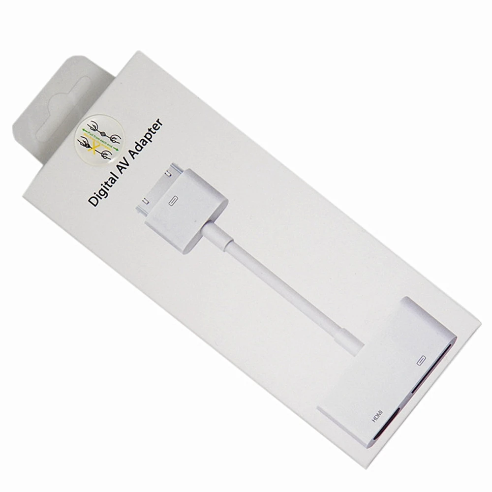 Suitable for iPad to HDMI adapter cable iPad 2 3 4s TV connection cable HD connector video cable