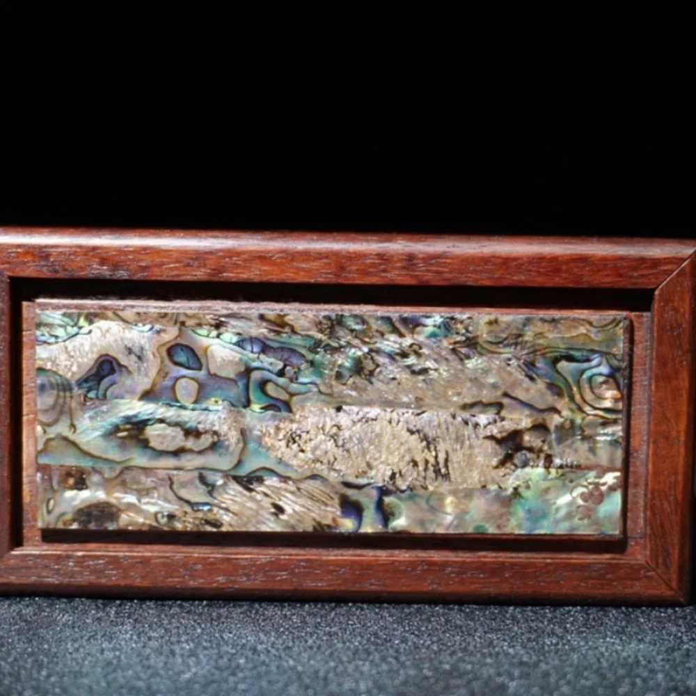 

Antique made Chinese style rosewood small sliding jewelry box ornaments antique made solid wood tray ornaments collection No rat