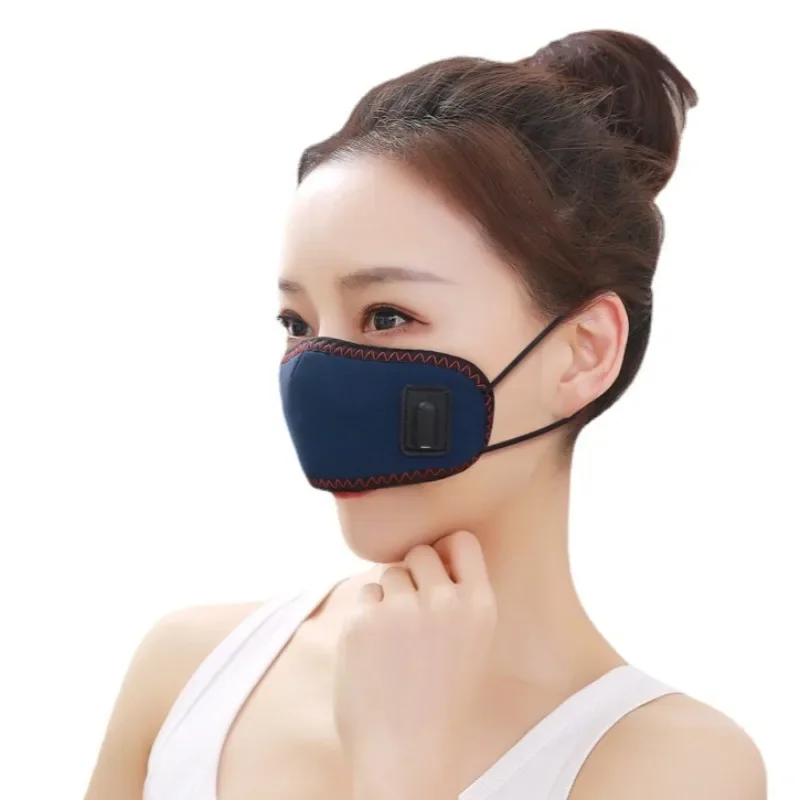Customizable Moxibustion Mask, Nose Heater Dust Prevention Allergy Relief Nose Itching Hot Compress Massage Tools