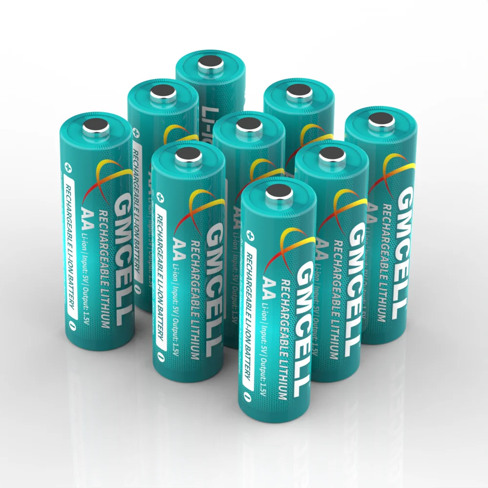 1.5V AA 3000mWh Rechargeable Lithium Battery Long Endurance Power for Flashlights, Toys & Remote Equipment