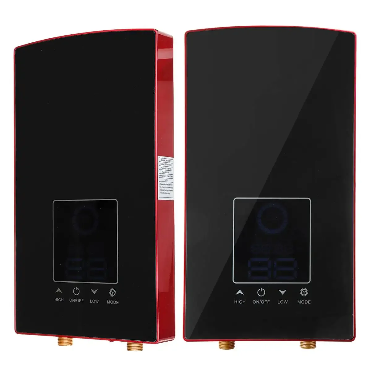 8500W 220V Lcd Digitale Elektrische Boiler Aanraken Voice Control Constante Temperatuur Instant Tankloze Boilers