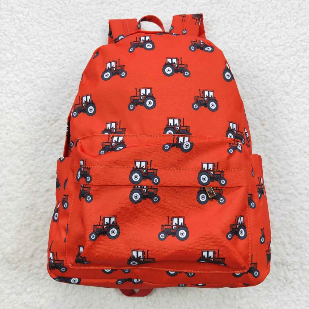 

BA0122 Farm Tractor Red Backpack baby boys clothes backpack for kids toddler backpack baby accessories baby backpacks