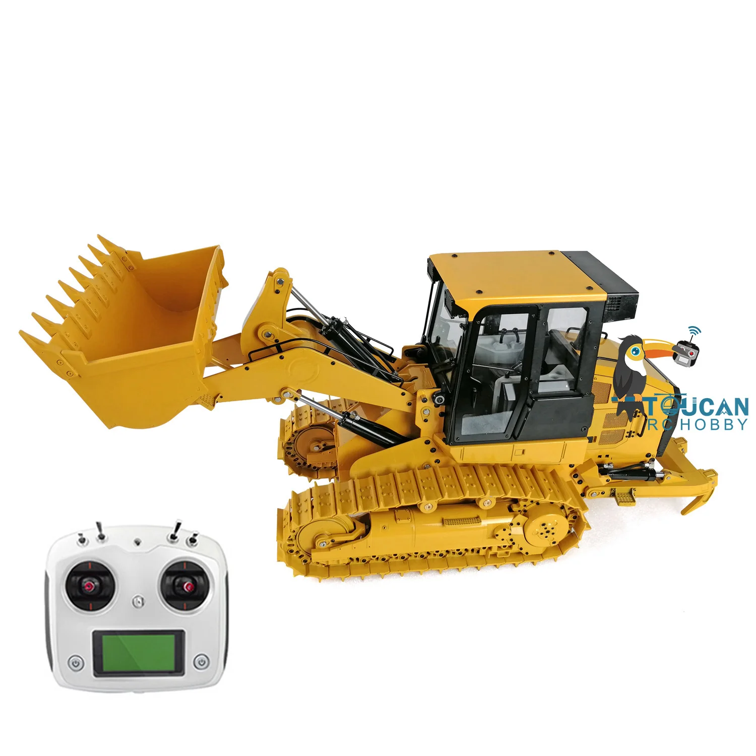 

Jdm 188 1/14 Metal Tracked Hydraulic RC Loader 963D Assembled Truck Yellow Model Birthday Gifts For Alduts Th20009-Smt8