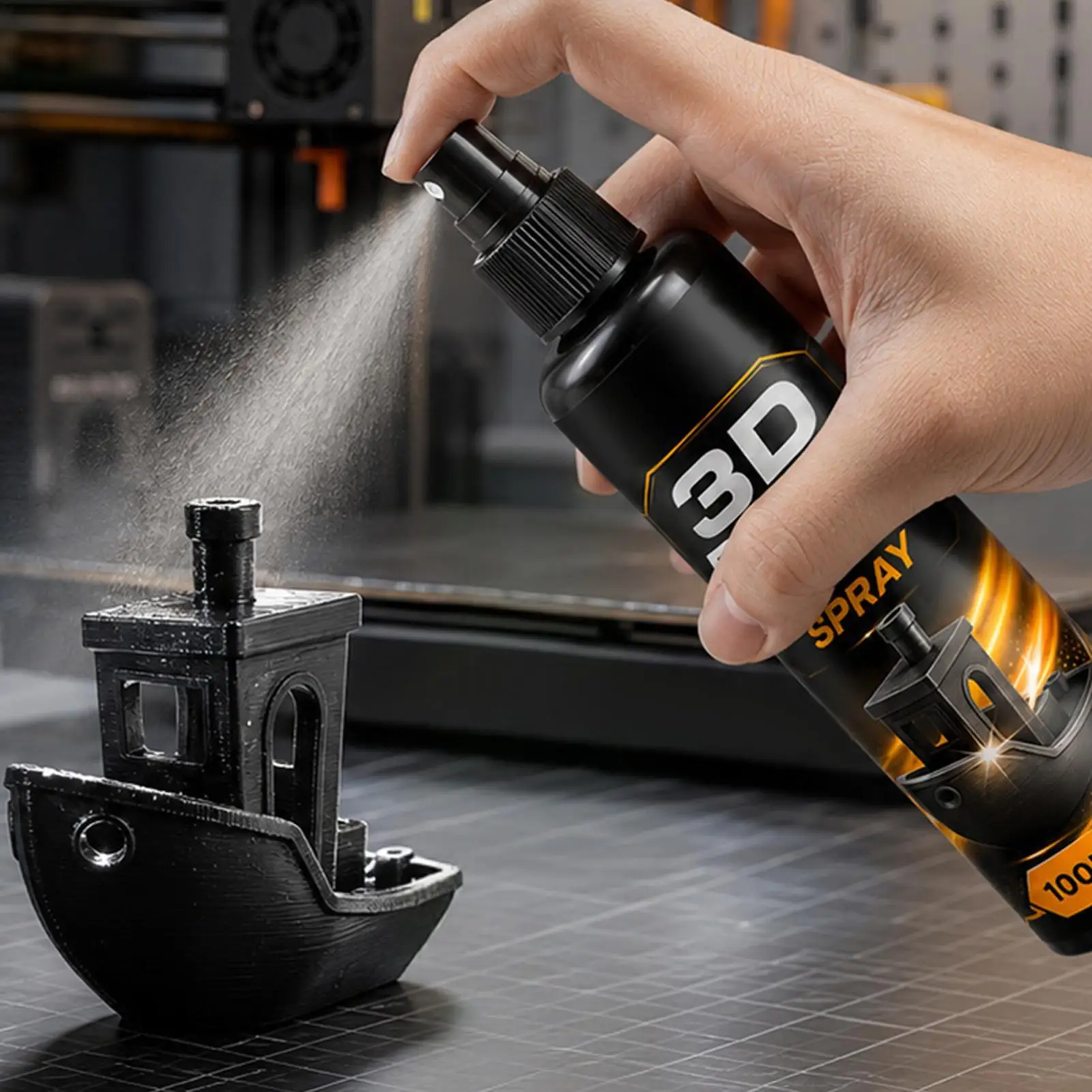 3D Print Polishing Spray 100ml Gloss Finish for ABS PETG Models Miniatures & Props Enhances Shine Easy Spray Application