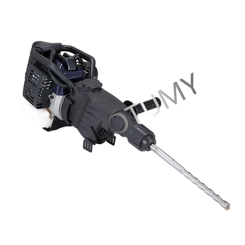 Four Stroke Gasoline Pickaxe Rock Drill Multi Functional Rock Honey Impact Pick Drill Gasoline Hammer and Pick Machine Crusher