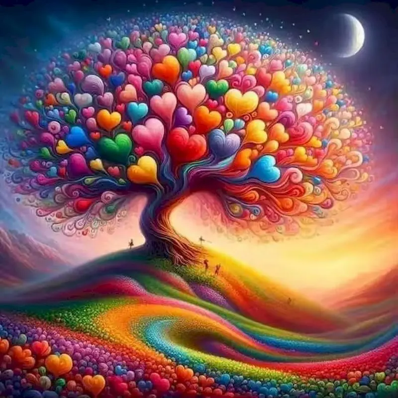 

GATYZTORY Natural Scenery Tree Diamond Painting Plant New Arrivals 2025 Embroidery Kits Home Decor Diamond Mosaic Handmade Gift