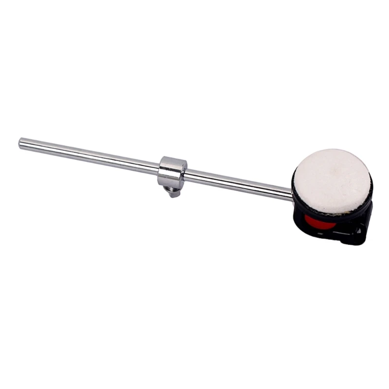 Drum Pedal Beater Bass Drum Hammer Felt Head Drum Foot Pedal Beater Percussion Instrument Part Replacement White 69HD