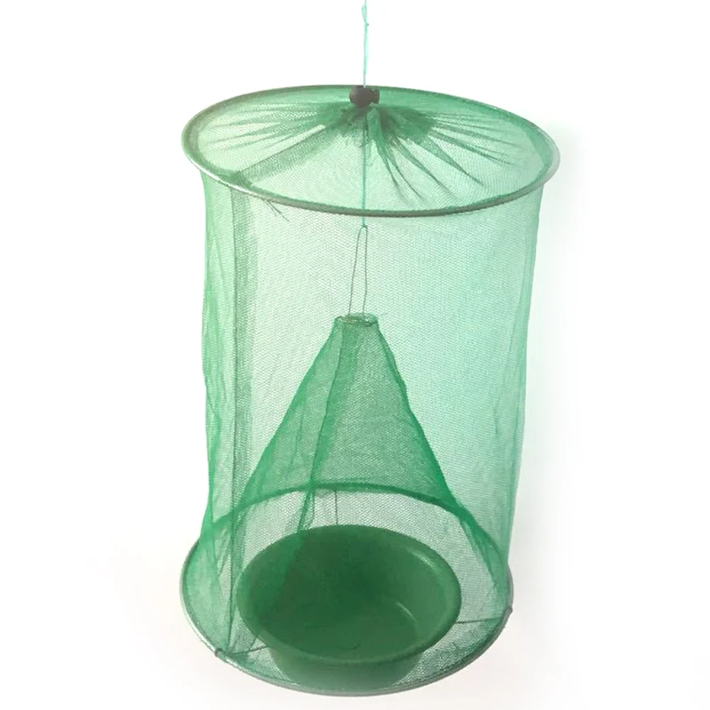Hanging Flies Net Traps Reusable Folding   Traps Practical Outdoor Fly Catcher  Control Tool for Household Garden