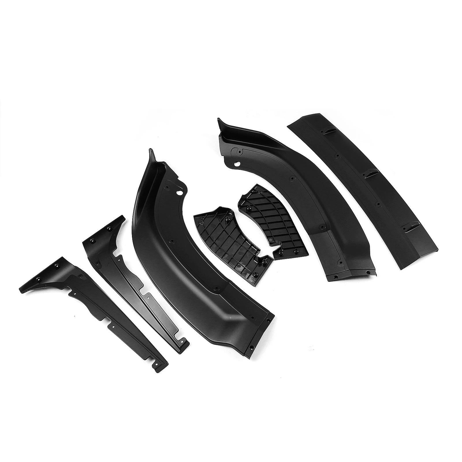 Lower Spoiler Lip Front Bumper Splitter Kit For Jeep Grand Cherokee SRT Bumper Rock 2017-2021 Trackhawk 2018-2021