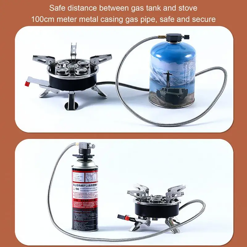 Camping Cooking Stove Multipurpose Small Camping Stove Portable Cooking Solution Compact Outdoor Camping Stove Camp Cooking Gear image 4