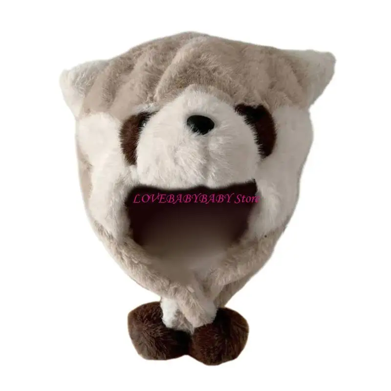 

Ear Caps Kids Earflap Hat Winter Windproof Soft Hat for Boy Girl 4XBC