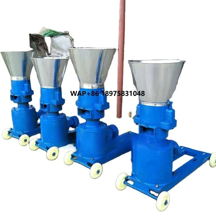 

The 2.2- 4.5 Kilowatt Feed Pellet Machine with a Production Capacity of 100- 500 Kilograms Is for Livestock Breeding